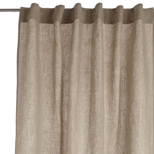 Saveli Curtain natural & grey, 100% linen | High quality homewares