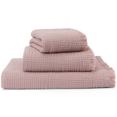 Hand Towel Seia Dusty Rose, 100% Cotton