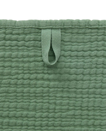 Seia Cotton Towel [Dark sage]