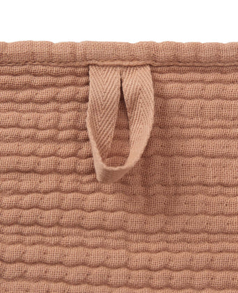Seia Cotton Towel [Pale terracotta]