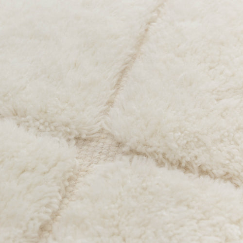 Rug Senha Natural white, 100% Wool | Find the perfect Runners