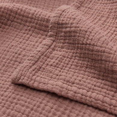 Blanket Sierra Earth Clay, 100% Organic cotton