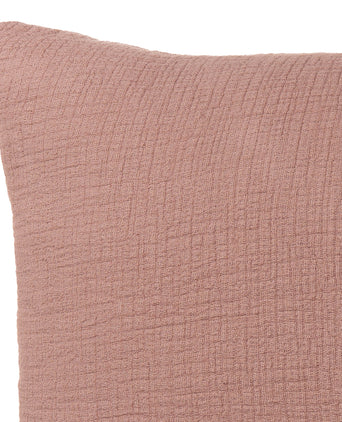 Cushion Cover Sierra Earth Clay, 100% Organic cotton