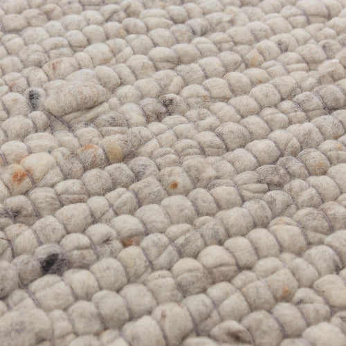 Sihora Rug sand melange, 60% wool & 40% cotton | High quality homewares