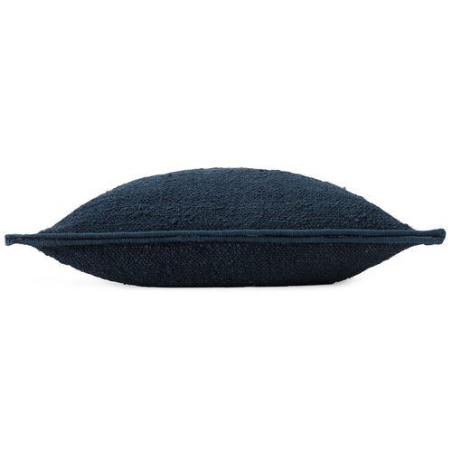 Silani Floor Cushion blue, 100% jute | URBANARA stools & poufs