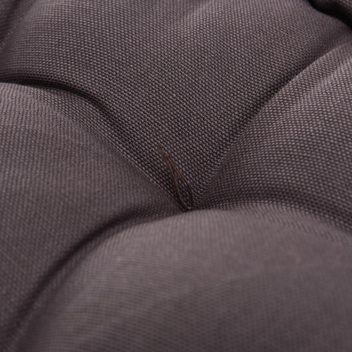 Silna Floor Cushion dark grey, 100% cotton | High quality homewares