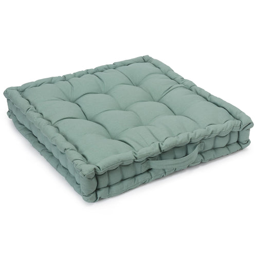 Silna Floor Cushion light green grey, 100% cotton
