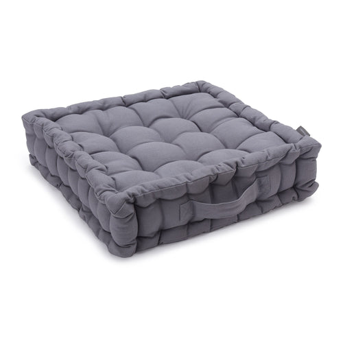 Silna Floor Cushion pigeon blue, 100% cotton & 100% polyester