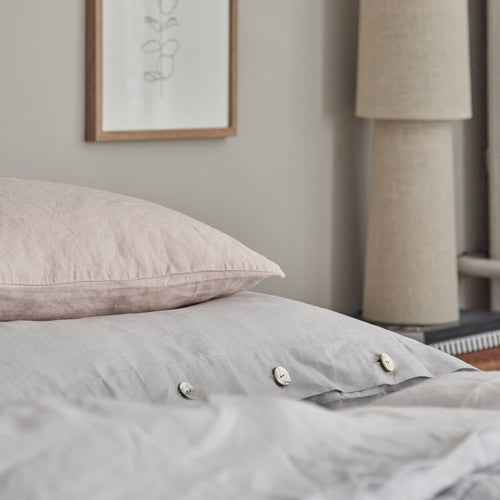 Bellvis Bed Linen in light grey | Home & Living inspiration | URBANARA