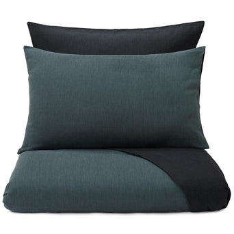 Sobral duvet cover, green grey & black, 100% cotton