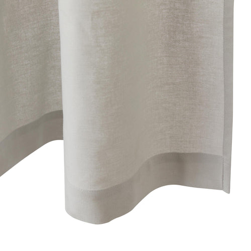 Solana Cotton Curtain (Set of 2) [Light grey]