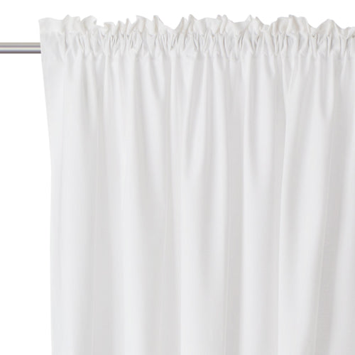 Solana Cotton Curtain (Set of 2) [Natural white]