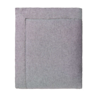 Solosa Linen-Cotton Bedspread [Charcoal]