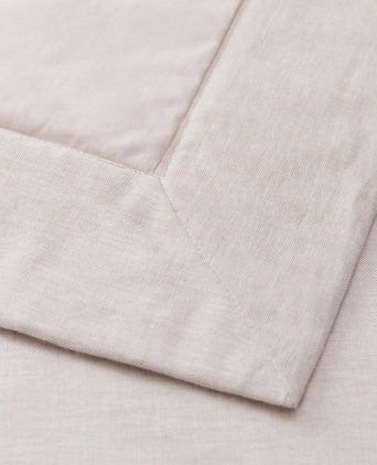 Solosa Linen-Cotton Bedspread [Natural]