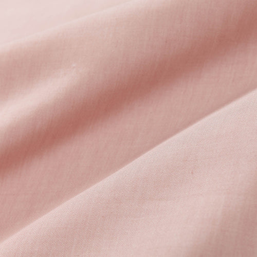 Soure duvet cover, dusty pink & natural white, 100% cotton | URBANARA sateen bedding
