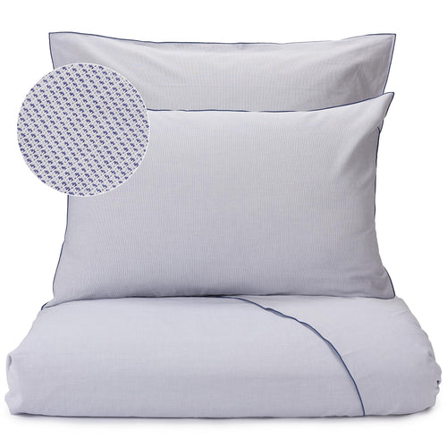 Sousa Pillowcase blue & white, 100% cotton