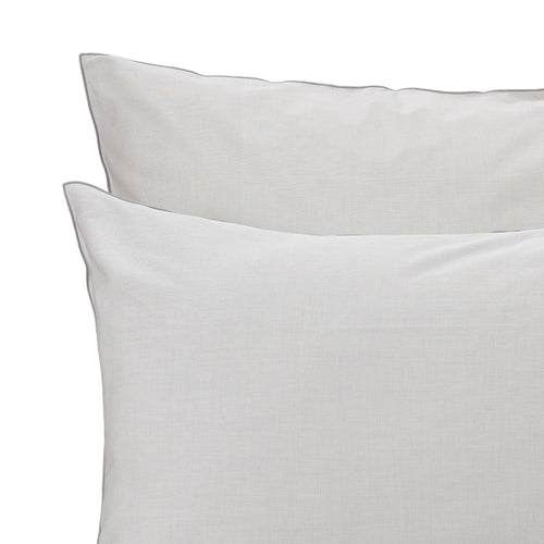 Sousa Bed Linen in light grey & white | Home & Living inspiration | URBANARA