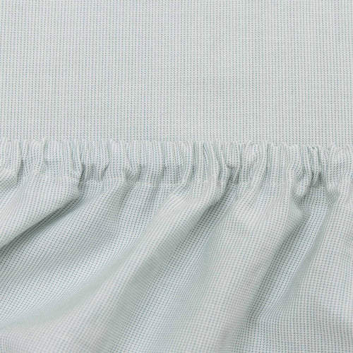 Sousa Fitted Sheet in green grey & white | Home & Living inspiration | URBANARA