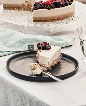Malhou Side Plate Set black, 100% stoneware
