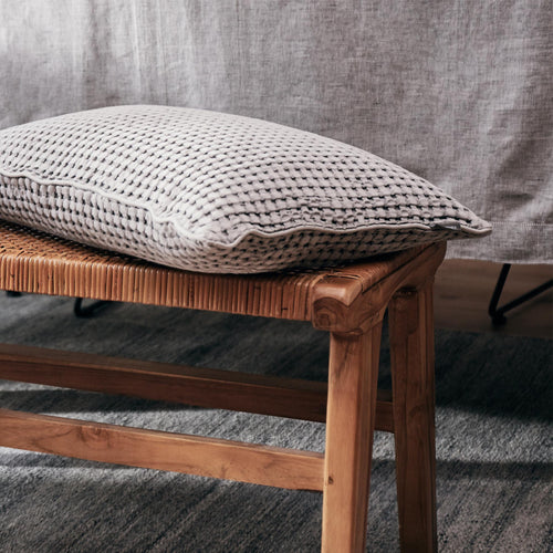 Veiros Cushion in light grey | Home & Living inspiration | URBANARA