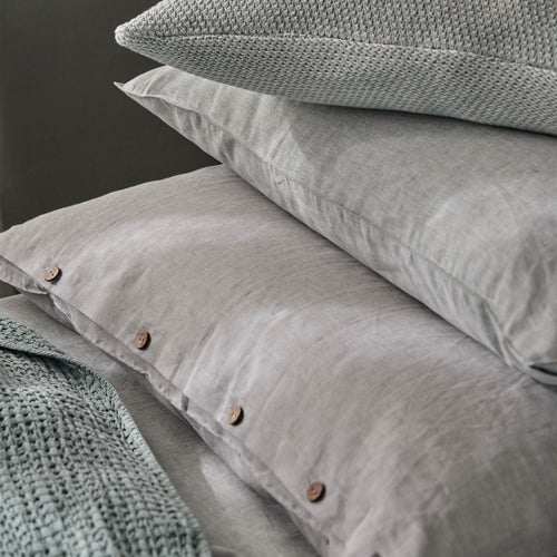 Tolosa Linen Bed Linen in light grey | Home & Living inspiration | URBANARA