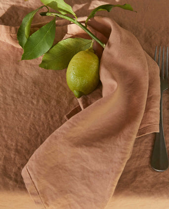 Napkin Miral Pale terracotta, 100% Linen