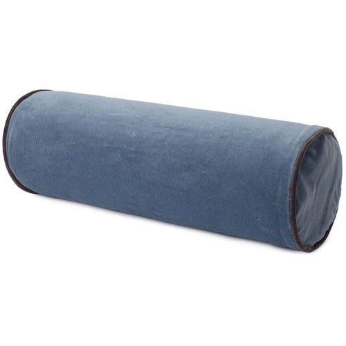 Suri cushion, grey blue & dark grey, 100% cotton