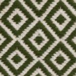 Tenali runner in olive green & off-white, 100% cotton |Find the perfect runners