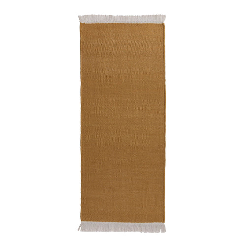 Tadali Wool Runner in ochre & off-white | Home & Living inspiration | URBANARA