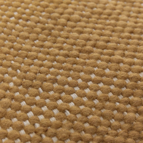 Tadali Wool Runner ochre & off-white, 70% wool & 30% viscose | High quality homewares
