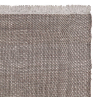 Tadali Wool Rug silver grey & off-white, 70% wool & 30% viscose
