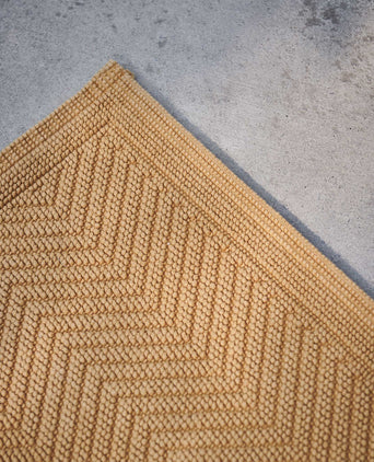 Tajo Bath Mat ochre, 100% cotton