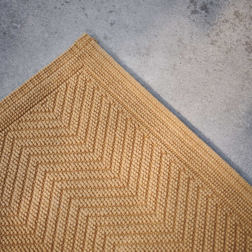 Tajo Bath Mat in ochre | Home & Living inspiration | URBANARA