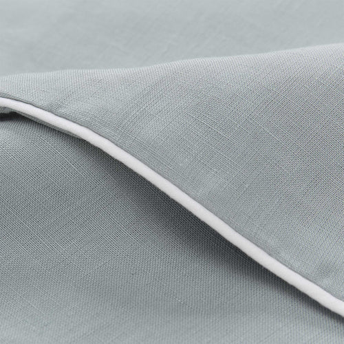 Tercia Bed Linen light green grey & white, 100% linen | High quality homewares