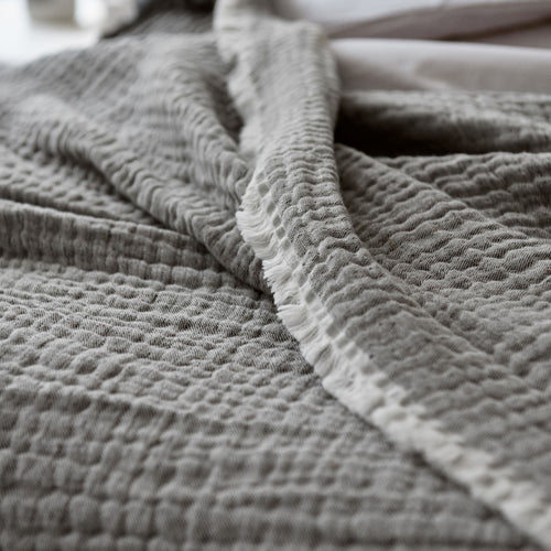 Cousso Bedspread in grey | Home & Living inspiration | URBANARA