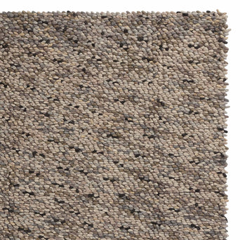 Thela rug, natural & stone grey & ivory, 75% wool & 25% cotton