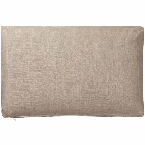 Tipani Cushion grey, 100% cotton & 100% linen | URBANARA cushion covers