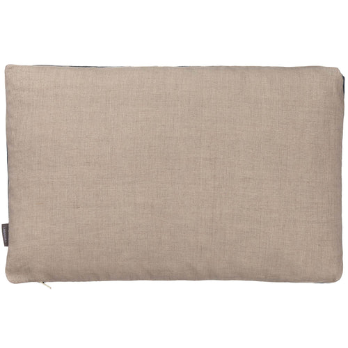 Tipani Cushion teal, 100% cotton & 100% linen | URBANARA cushion covers