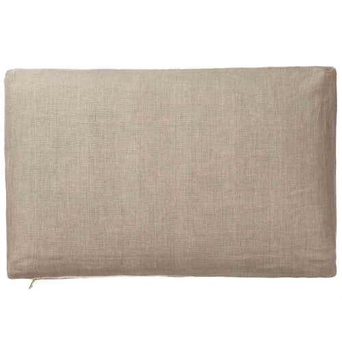 Tipani Cushion blush pink, 100% cotton & 100% linen | URBANARA cushion covers