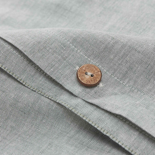 Tolosa Pillowcase green, 50% linen & 50% cotton | URBANARA linen bedding