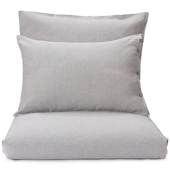 Tolosa Linen Bed Linen light grey, 50% linen & 50% cotton