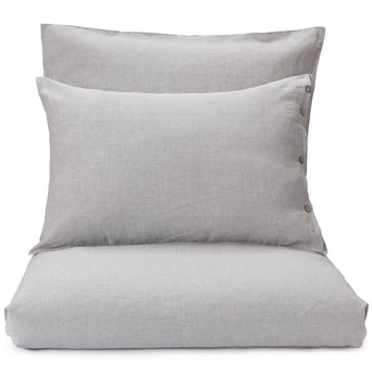 Tolosa Pillowcase light grey, 50% linen & 50% cotton