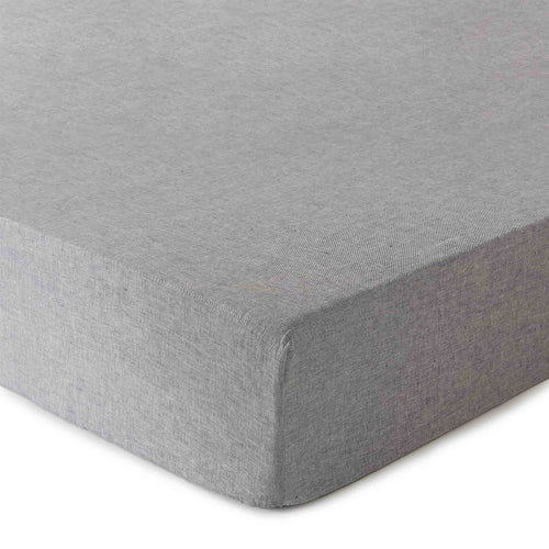 Tolosa Linen Fitted Sheet [Charcoal]