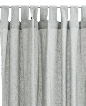 Tolosa Curtain Set green, 50% linen & 50% cotton