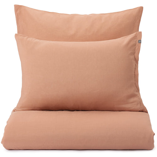 Torreira Linen / Tencel Bedding pale terracotta, 60% linen & 40% tencel