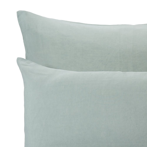 Torreira Linen / Tencel Bed Linen sage green, 60% linen & 40% tencel | URBANARA linen bedding