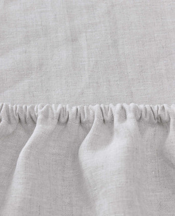 Toulon Fitted Sheet natural, 100% linen