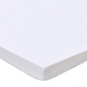 Toulon Mattress Topper Fitted Sheet white, 100% linen