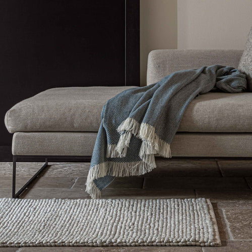 Ravi Wool Rug [Silver grey]