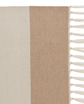 Doormat Tumla Pistachio & Natural white & Natural, 100% Recycled PET